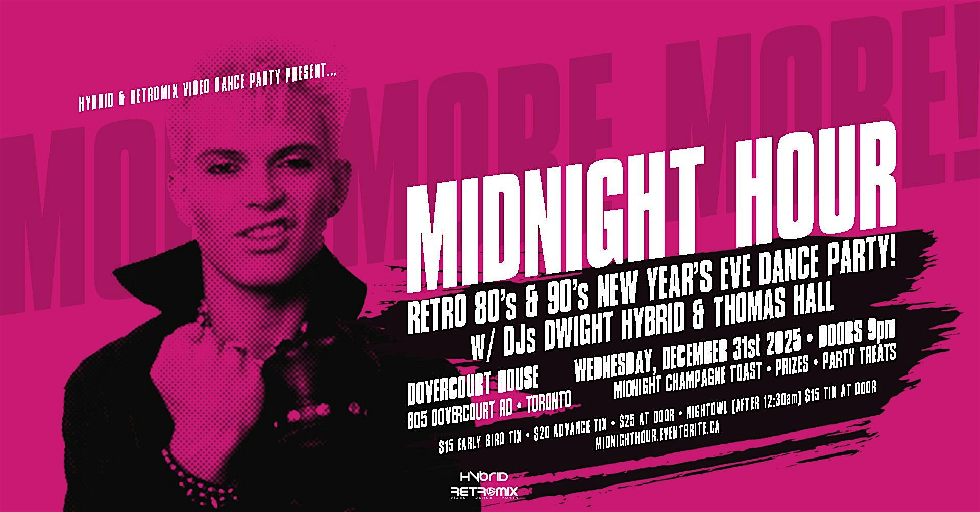 Midnight Hour Retro 80's & 90's New Year's Eve Dance Party!