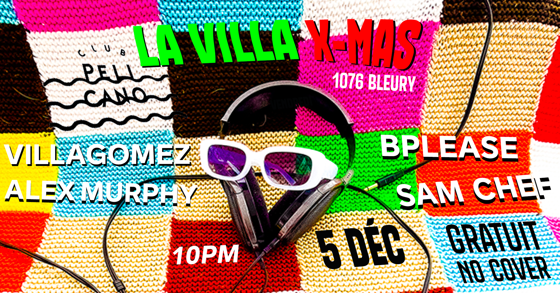 LA VILLA X-MAS - FRIDAY DEC 5th - FREE EVENT