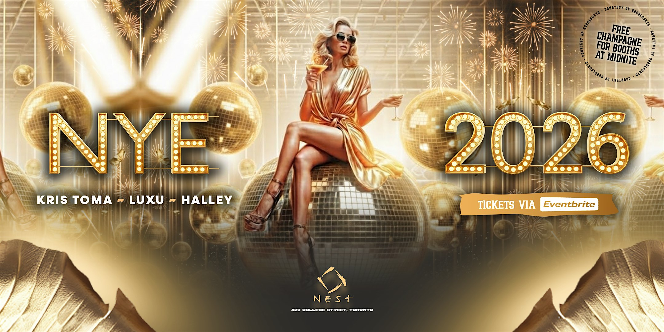 NYE'2026 INSIDE NEST TORONTO