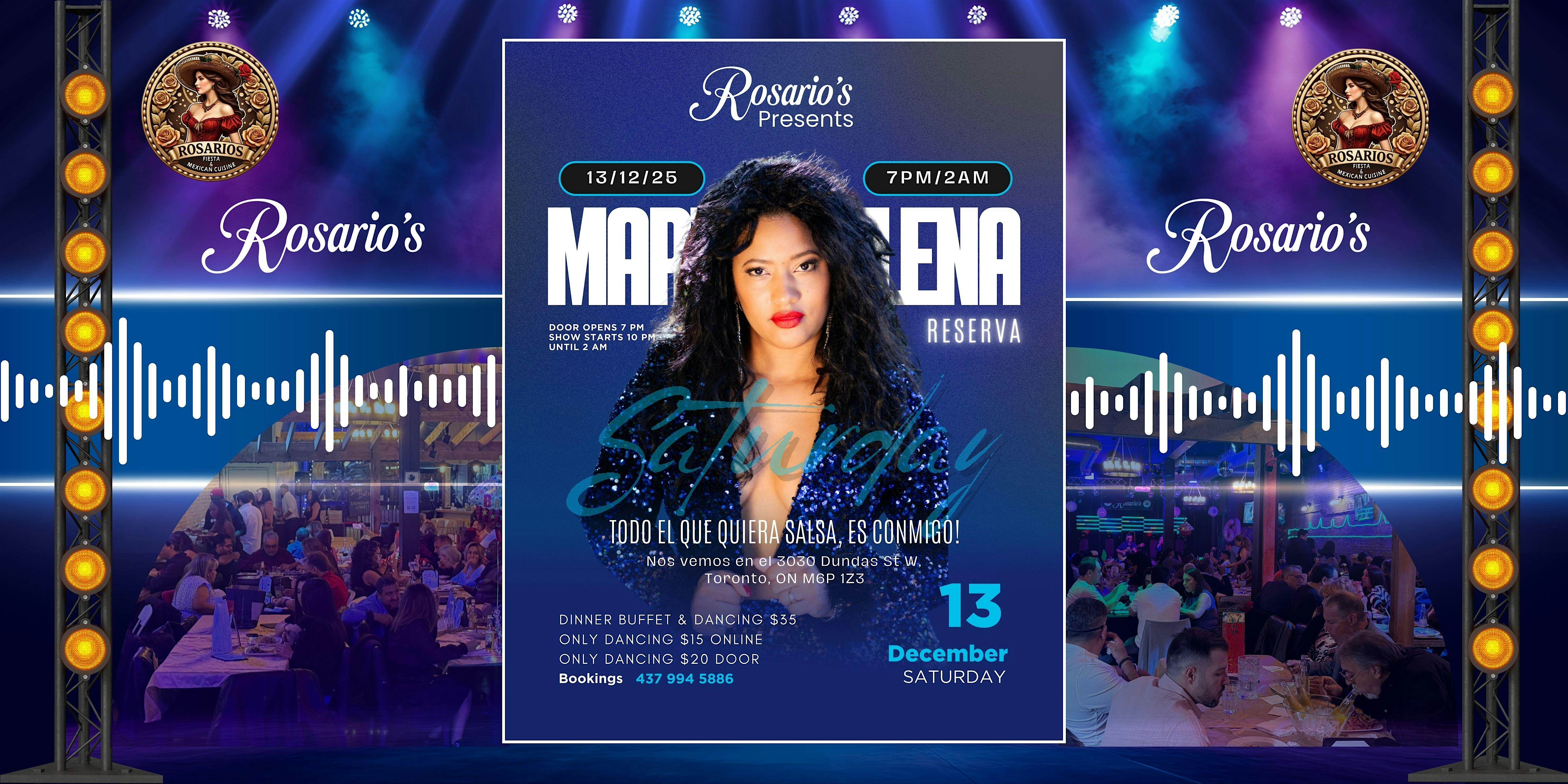 Rosario’s Presents: MARTHA ELENA – Salsa Night! - December 13