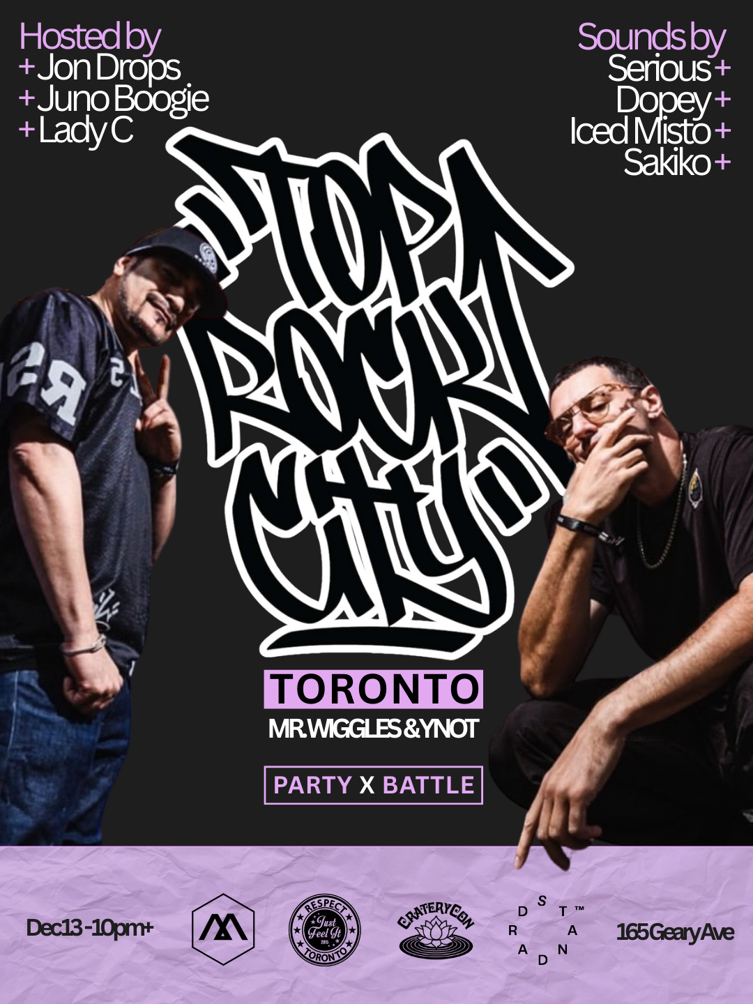 TOP ROCK CITY TORONTO with MR. WIGGLES & YNOT