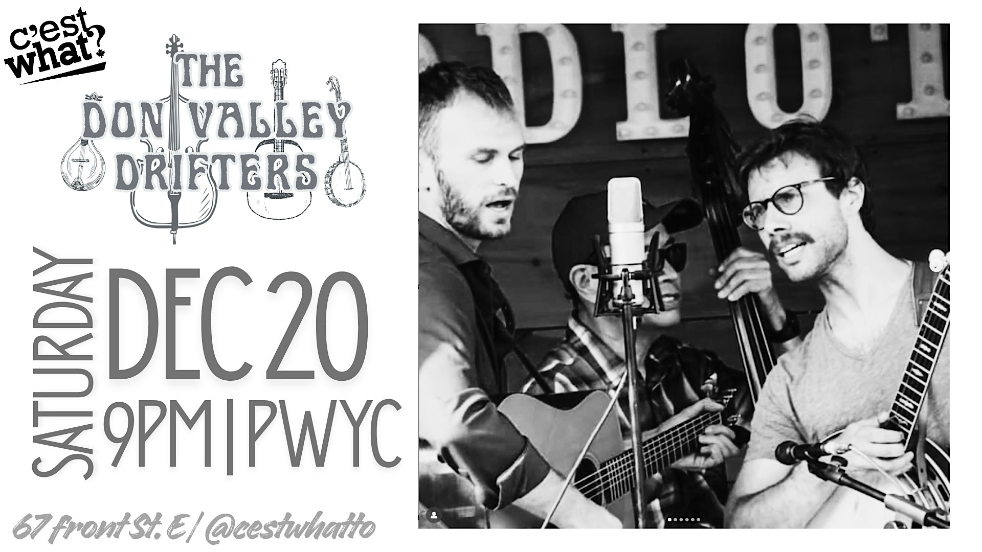 The Don Valley Drifters LIVE at C'est What?!