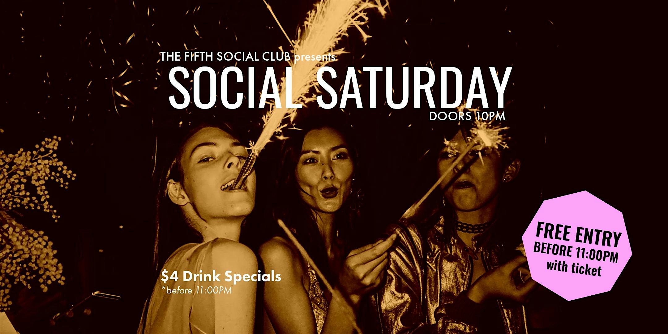 Social Saturdays Dance Party (21+)