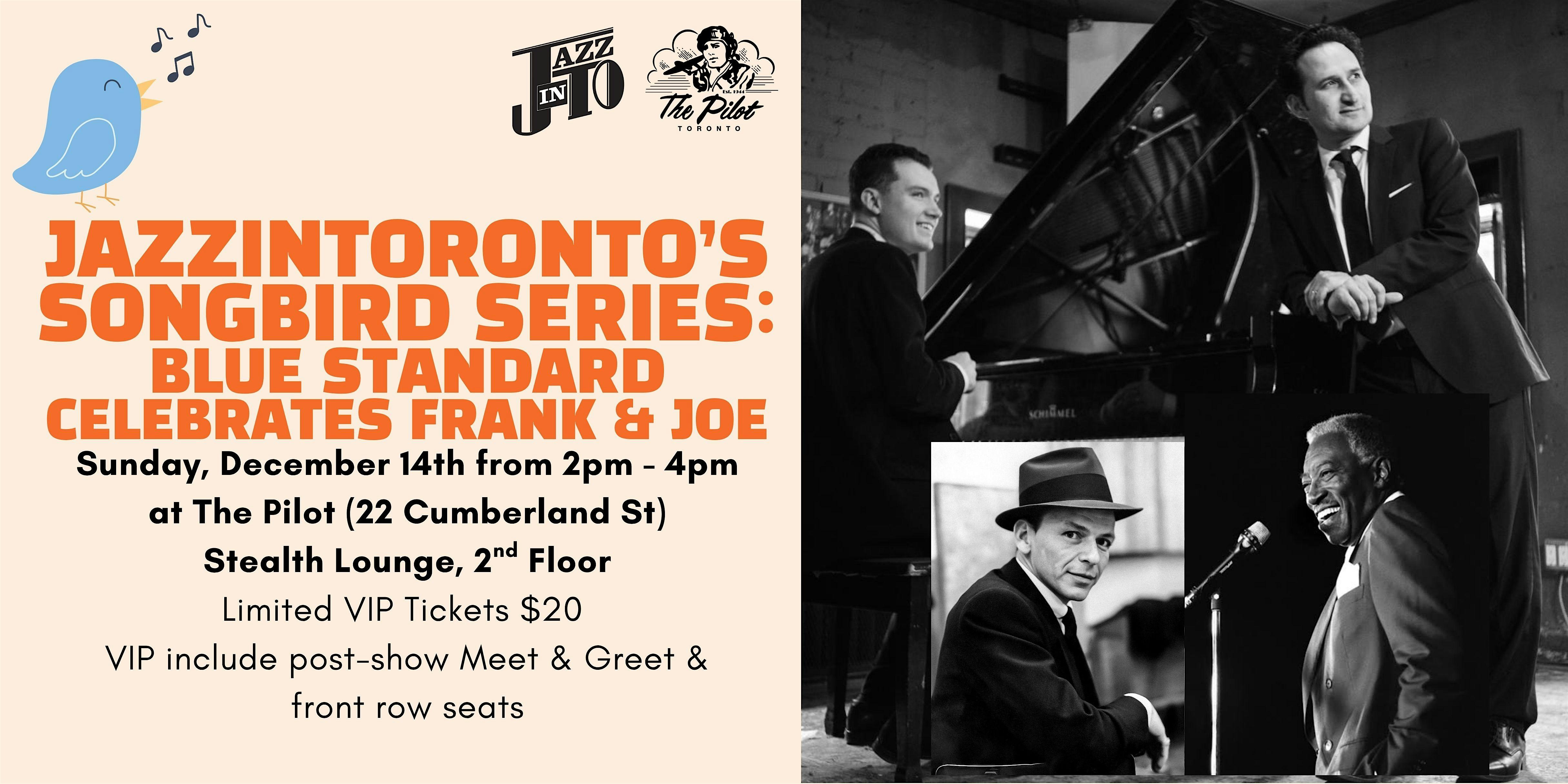JazzInToronto's Songbird Series: Blue Standard Celebrates Frank Sinatra
