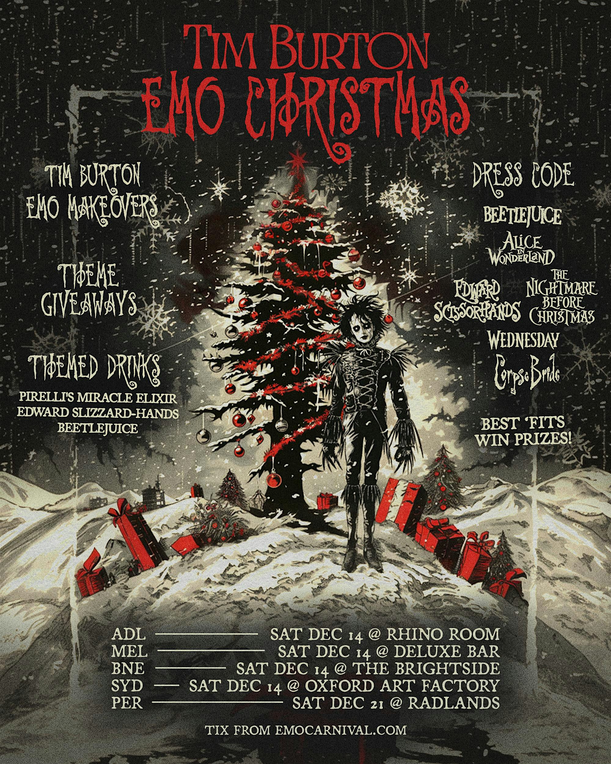 TIM BURTON EMO CHRISTMAS TORONTO  @  DOPAMINE