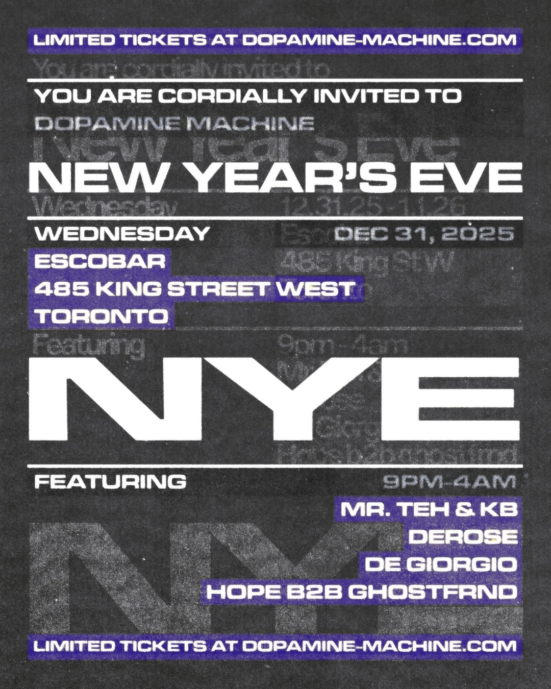 DOPAMINE MACHINE NYE 2025