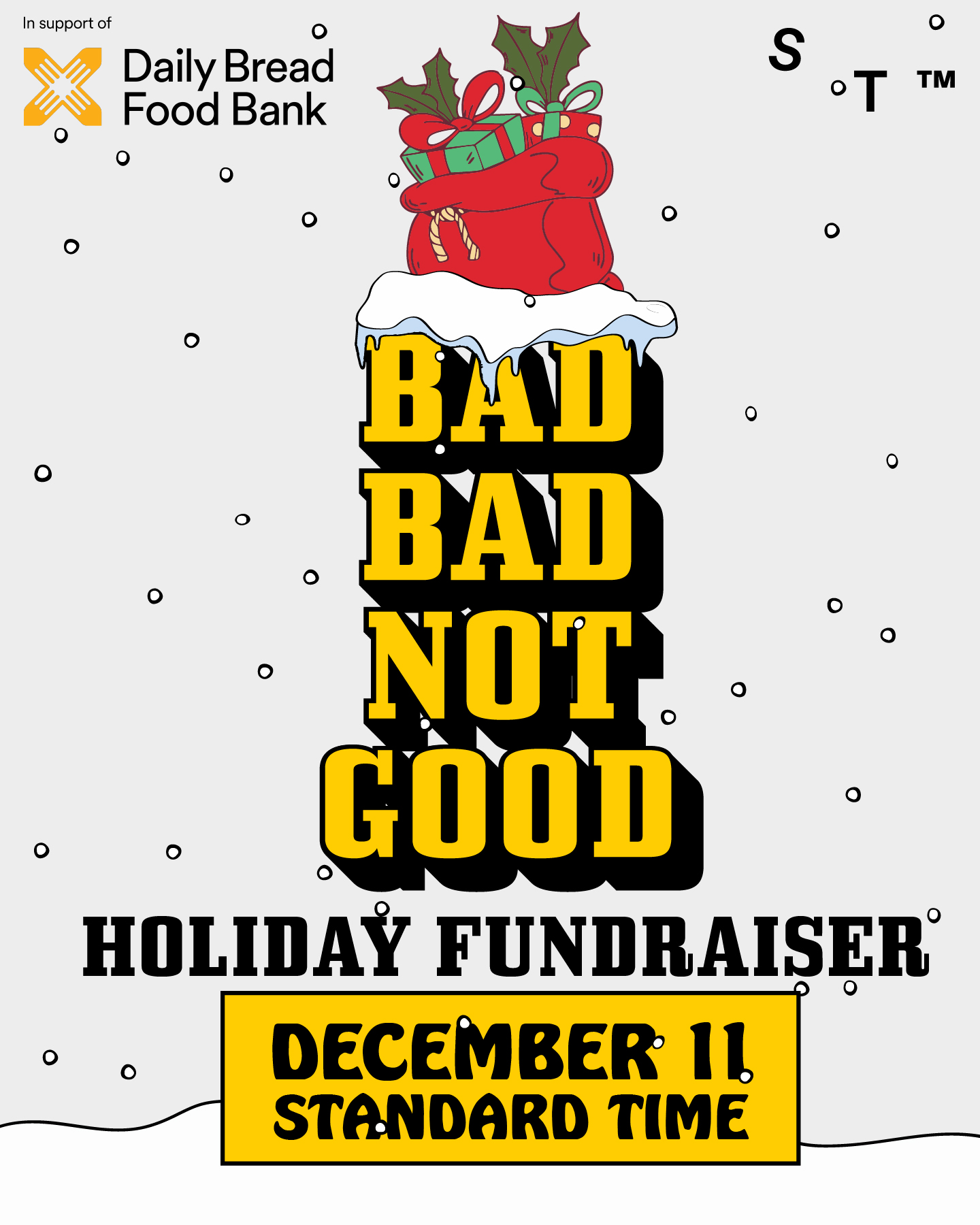 Badbadnotgood Holiday Fundraiser 