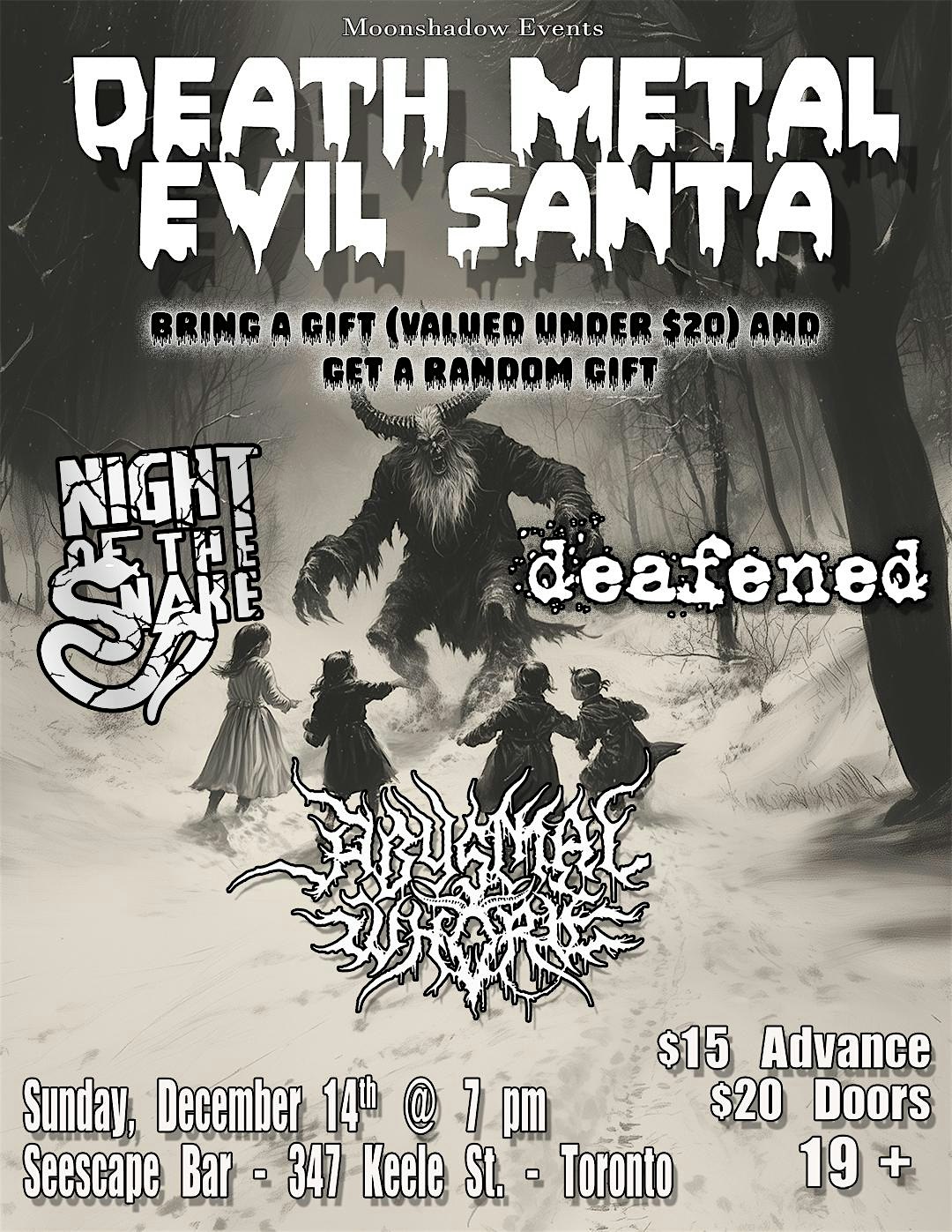 Death Metal Evil Santa